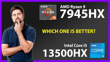 AMD Ryzen 9 7945HX vs INTEL Core i5 13500HX Technical Comparison