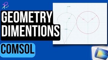 Geometry dimensions  and labeling in COMSOL Multiphysics® Software  | Learn with BK