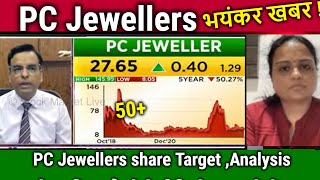 PC Jewellers share news today,pc jewellers share analysis,pc jewellers share target,