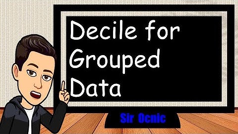 G10Q4_ 11  Decile for grouped data   l   Math 10  l  Sir Ocnic  l