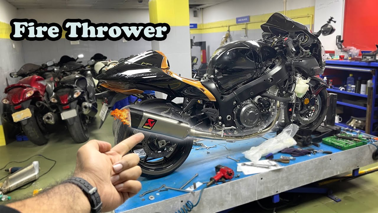 hayabusa akrapovic exhaust