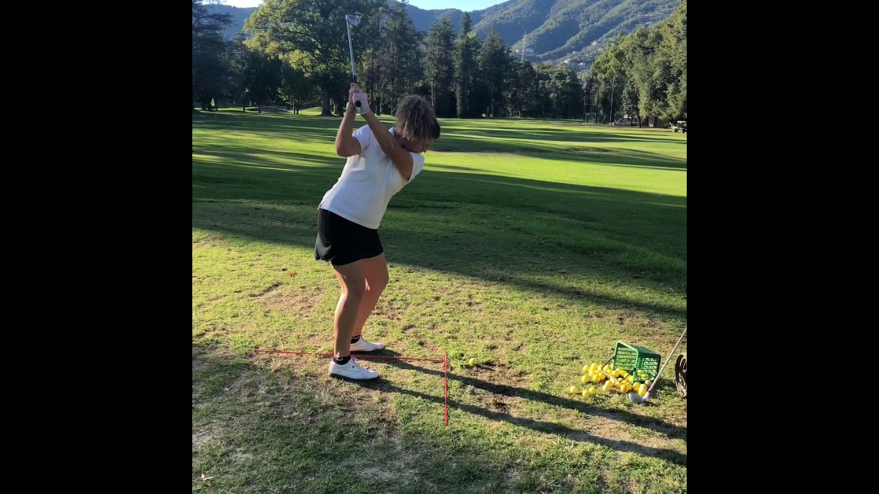 8 iron shot with new backswing Ilaria Ponziani YouTube