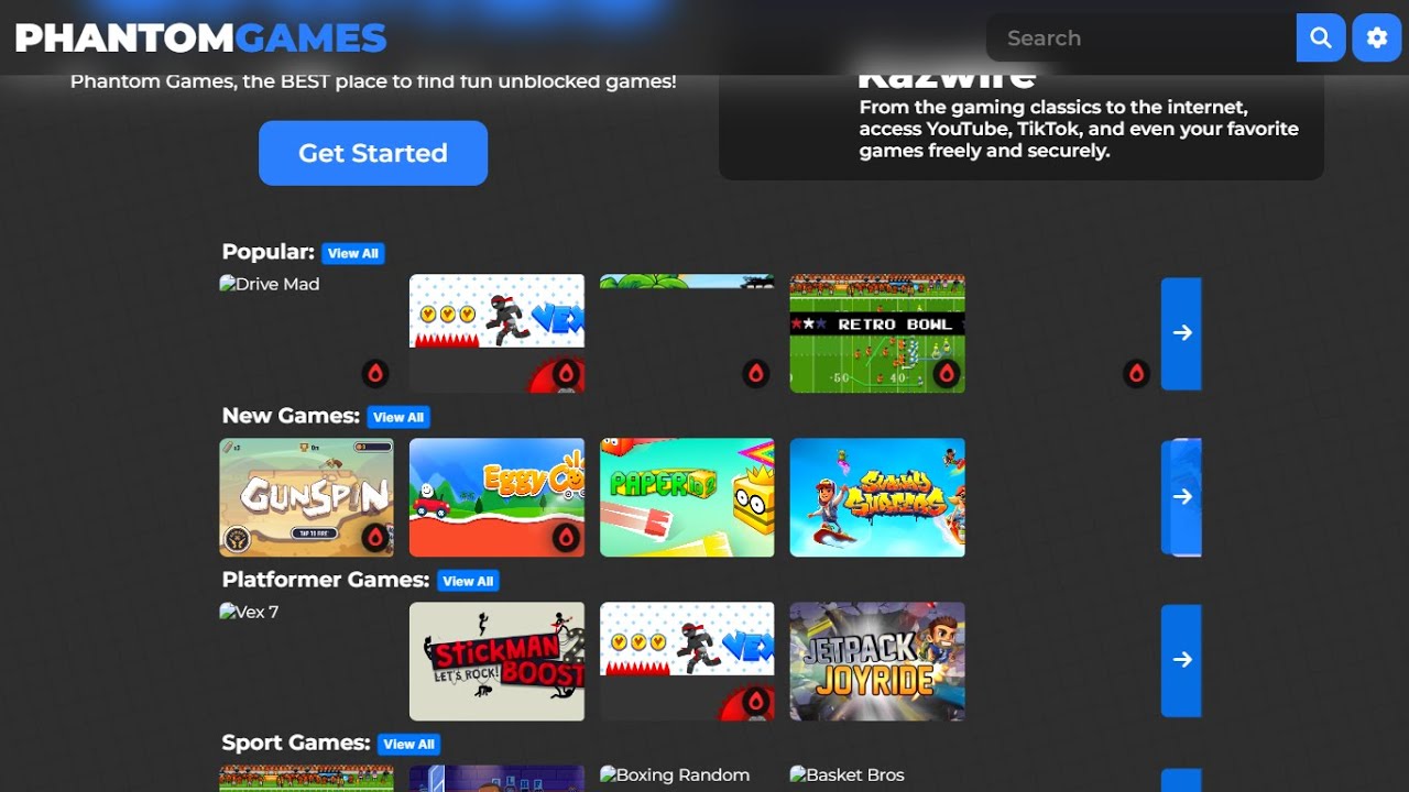 ⭐ 15 of the best gaming websites unlocked to play at school