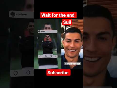 Cristiano Ronaldo react #shorts