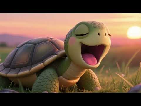 Slow, Slow Turtle, Walking on the Ground |  Animal Song for Kids | Calm Movement Rhyme for Toddlers