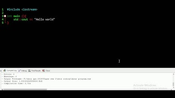 [C++] Membuat Program Hello world!