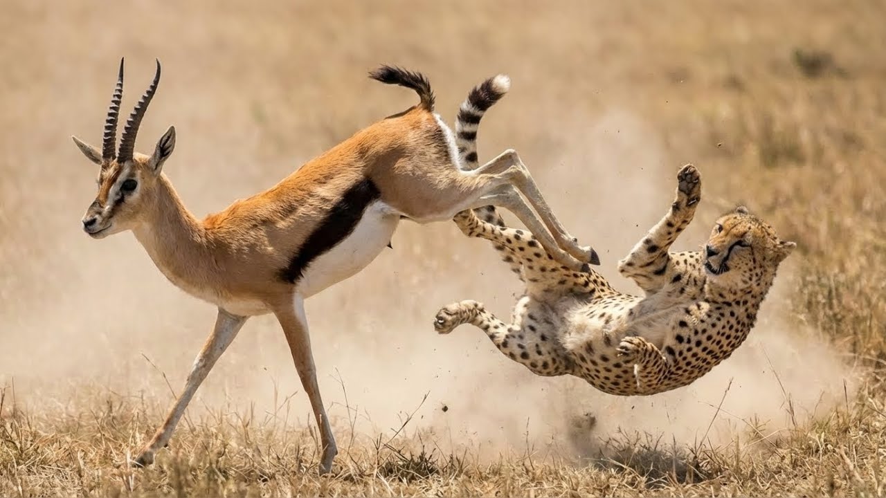 Гепард | Создан для скорости, выживает в засушливой африканской саванне