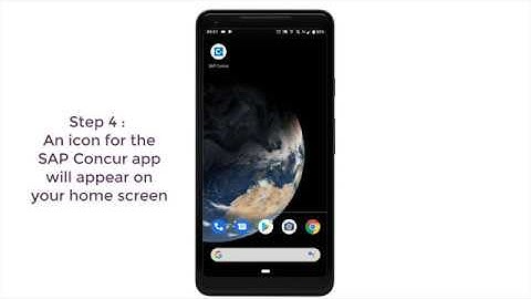 Installing SAP Concur Mobile App for Android & Corporate Devices