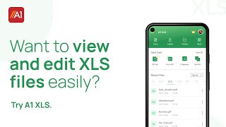 How to view & Edit XLS files easily?