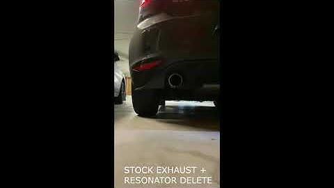 GOLF 7 GTI - [Cold Start] Stock vs Resonator Delete vs Resonator Delete + Clubsport S Muffler