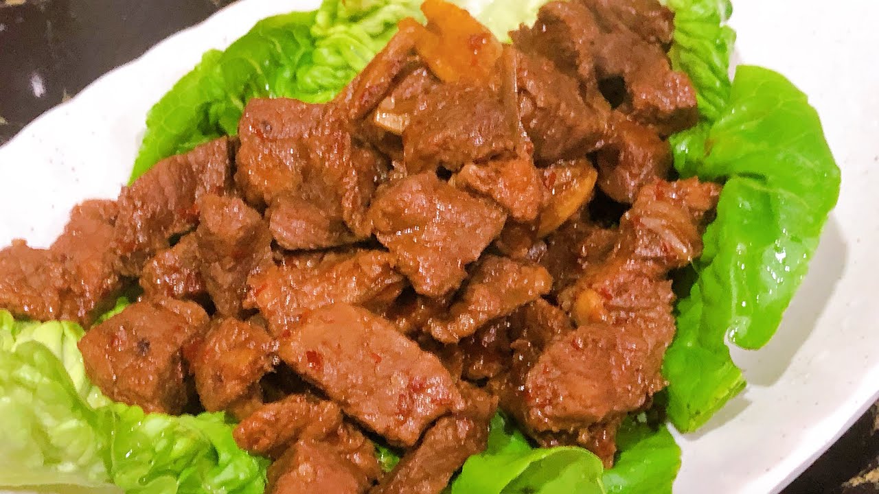 Memasak resepi daging kicap pedas  enak membara  spicy meat in black