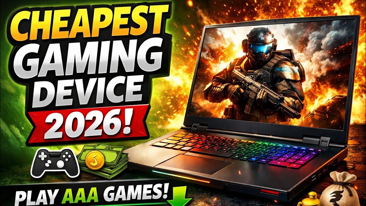 "Cheapest Gaming Device 2026! Play AAA Games Without Breaking Bank 🎮💸"