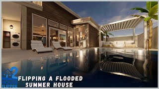 House Flipper 2 | Flipping a Flooded Summer House | Full Renovation & Tour screenshot 4