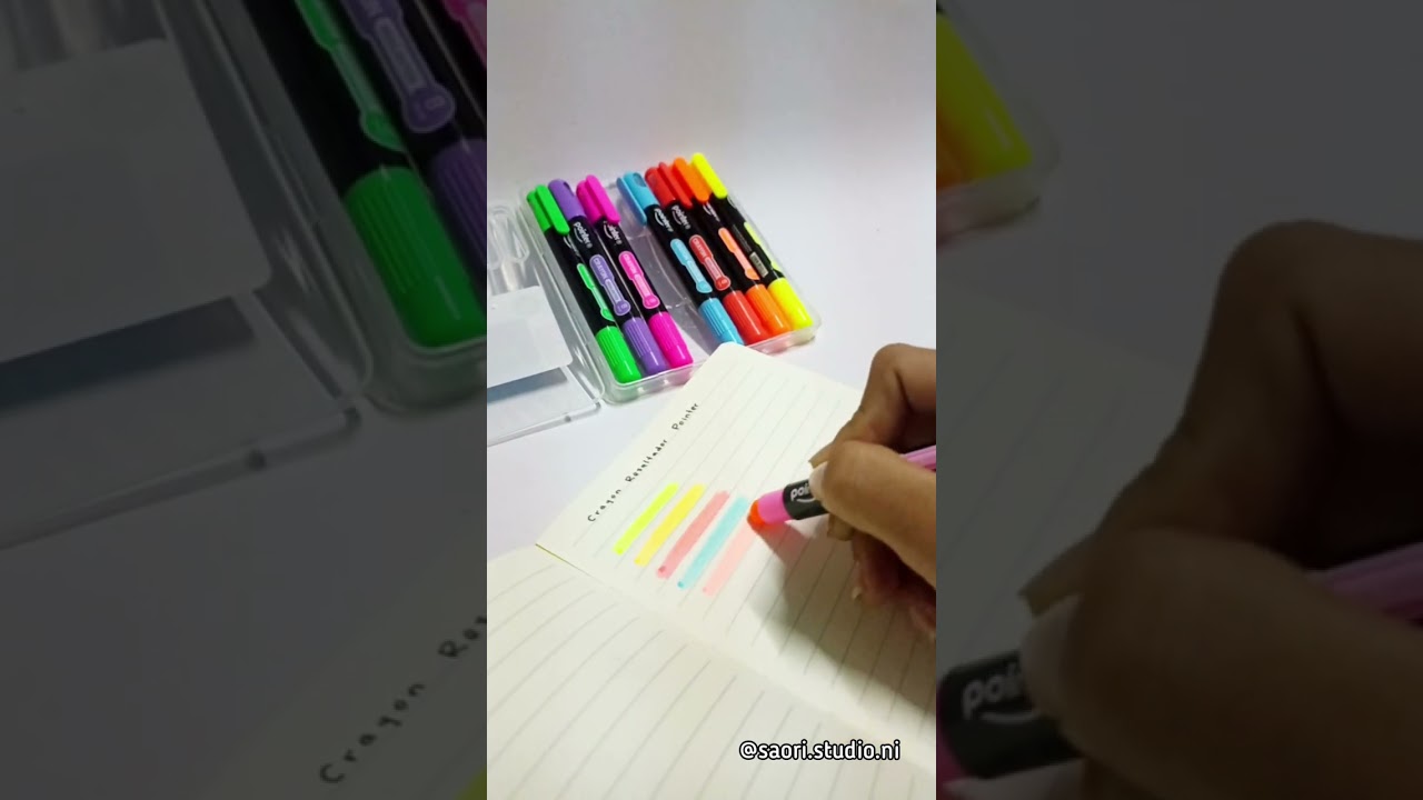 Mini Reseña 🌷Crayones Resaltadores POINTER 🌷 