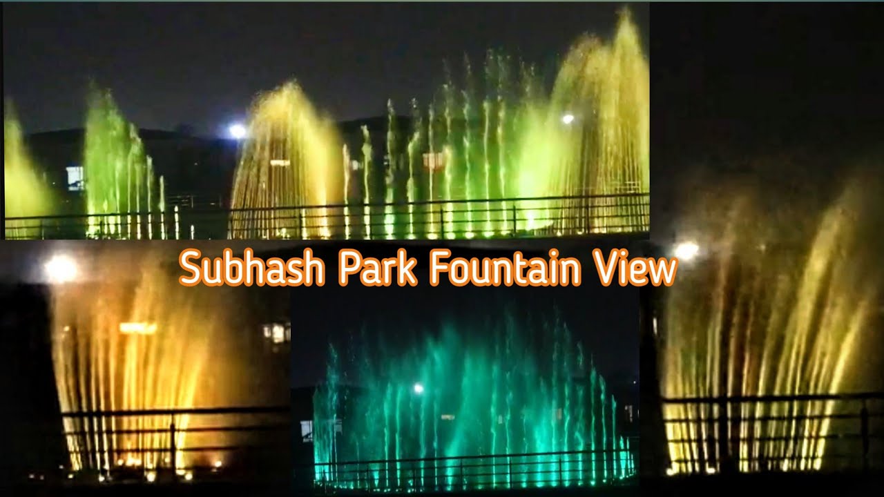 Subhas Park Fountain View Ambala Cantt 2020 Happy New Year 2021