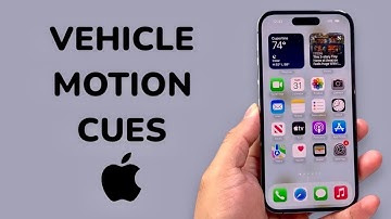 How To Use Vehicle Motion Cues On iPhone (Reduce Motion Sickness)