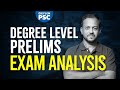 Degree level prelims exam stage 1 analysis  xylem psc