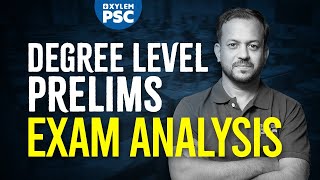 DEGREE LEVEL PRELIMS EXAM STAGE 1 ANALYSIS | Xylem PSC