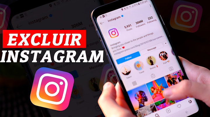 Como faço para excluir uma conta vinculada no Instagram?