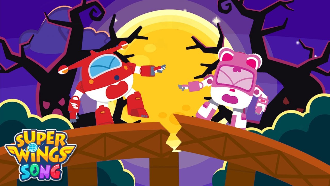 London bridge is falling down | Хэллоуин | Детские песни | Супер крылья Песня | Детские стишки