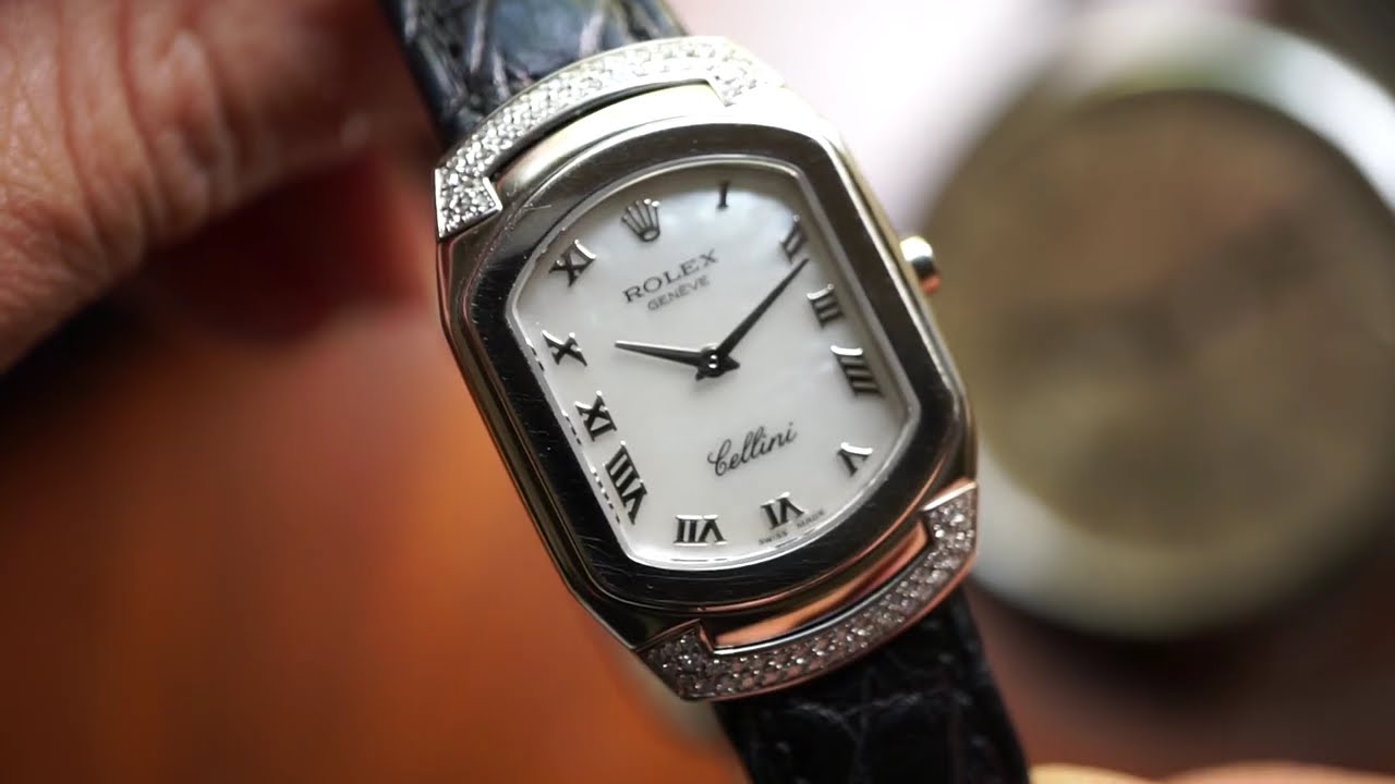 Rolex Cellini 6692 18k White Gold Mother Of Pearl Diamonds 2001