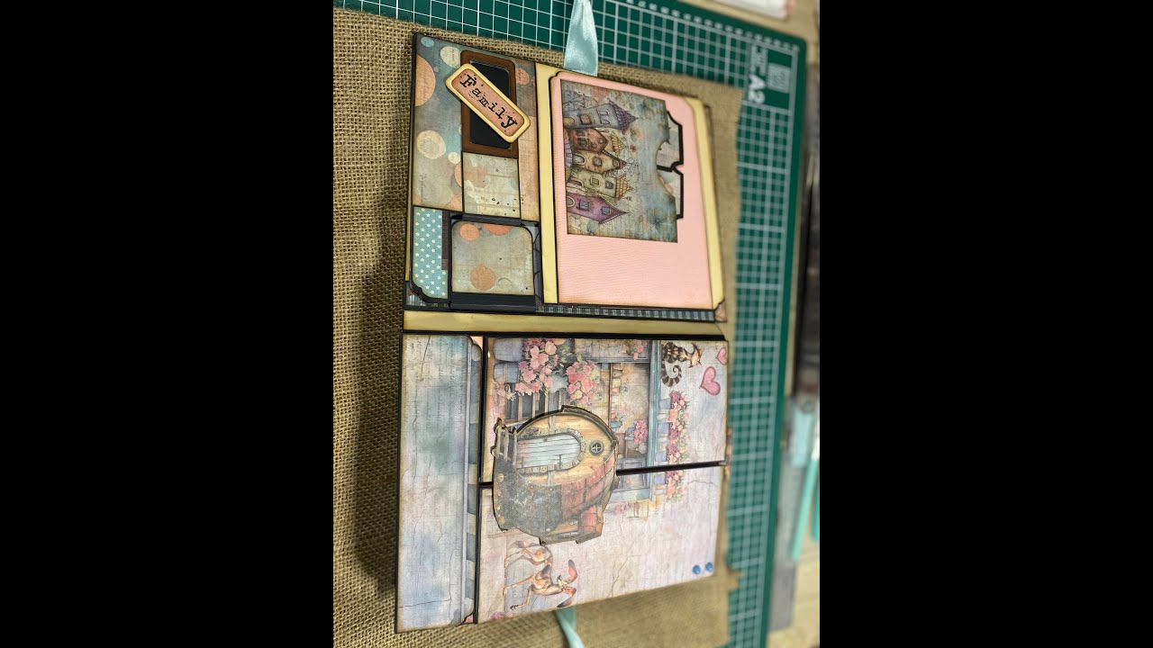 TUTO 11C : FOLIO CRAZY PETS / INTERIEUR COUVERTURE AVANT / DESSUS DE PAGE / FERMOIR ROTATIF