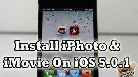 How To Install iPhoto & Latest iMovie On iOS 5.0.1 iPhone, iPod Touch and iPad