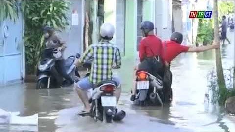 Cần Thơ: Triều cường - nước dâng - ngập các nẻo đường