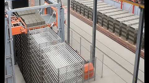 single layer chamber dryer clay brick drying system -automatic brick loading and unloading machine