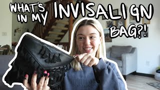 WHAT'S IN MY INVISALIGN BAG?!