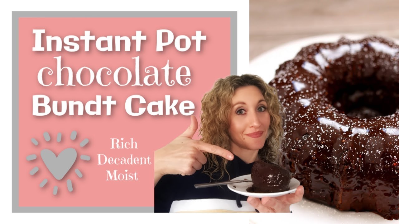 Easy Instant Pot Valentine's Day Bundt Cake - Love These Recipes