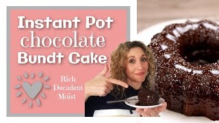 Want to make a moist, dense chocolatey cake in the instant pot? i'll
show you how! this pot chocolate bundt is beyond good...it's amazing.
...