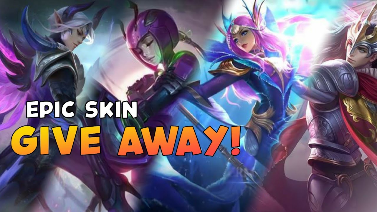 Epic skin giveaway weekly | comment your dream skin together with your ml id | Raze