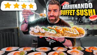 Ruining the highest-rated sushi buffet before leaving for Japan in Madrid