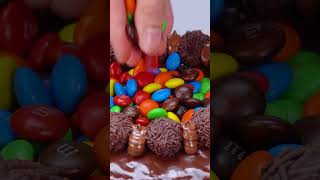Satisfying Chocolate Bundt Cake Decorating Idea #shorts
