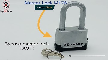 Master lock bypass & pick FAST!