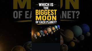 The "Biggest Moons" of All Our Planets! | | #space #planets #moon #earth