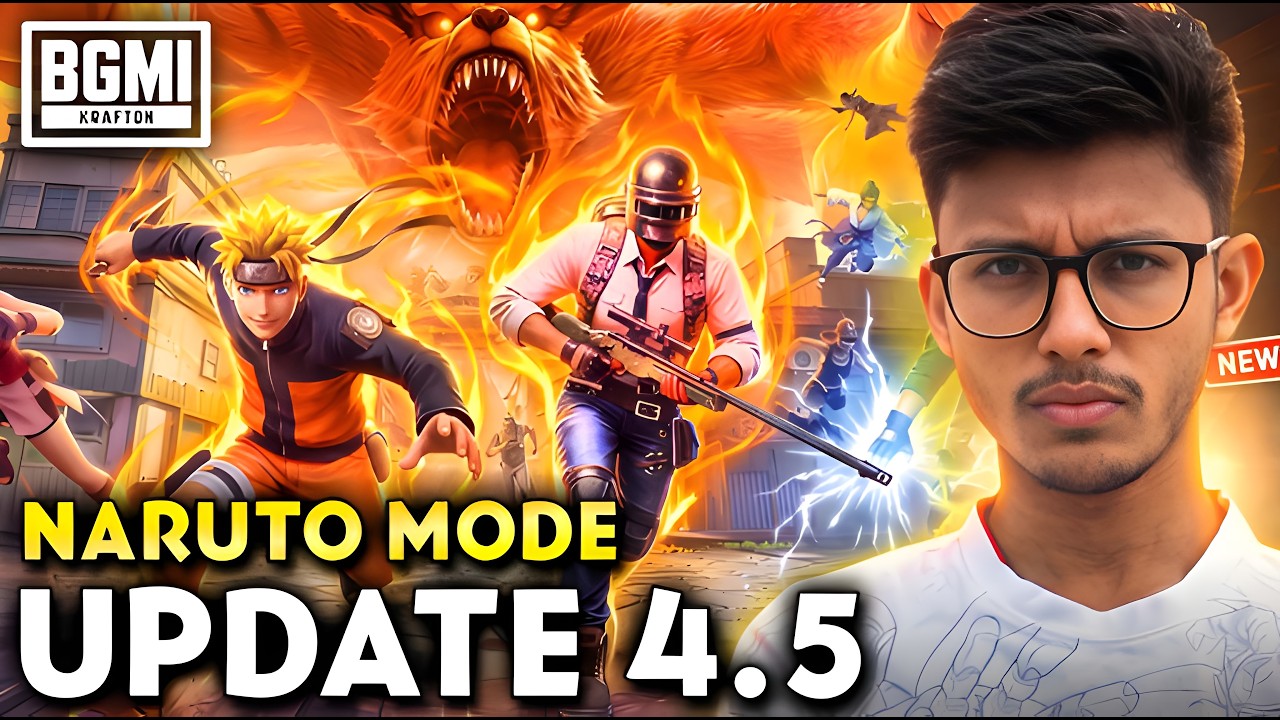 🔥 NARUTO MODE IS HERE , BGMI 4.5 Update LIVE | ❤️| #shorts #shortsfeed #shortslive #bgmii