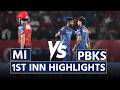 PBKS vs MI Ist Inning Highlights: Shardul Thakur's 4-Wicket Haul Stuns Punjab! IPL 2026 Live