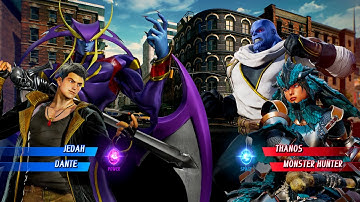 JEDAH, DANTE VS THANOS, MONSTER HUNTER - Marvel vs. Capcom: Infinite All Characters Unlock
