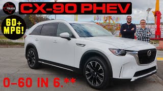 Over 60 MPG With The 2024 Mazda CX-90 PHEV - First Drive Review