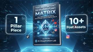 Turn 1 Piece of Content Into 10+ Posts Fast! | The AI Content Repurposing Matrix (MRR Included)