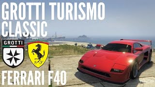 Hi everyone nick van dutch here. a new car has been released today by
rockstar. its the grotti turismo classic which is known as ferrari f40
clas...