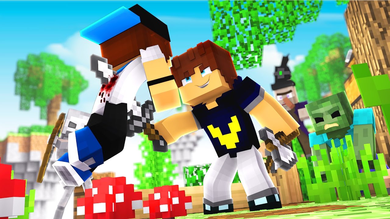 Minecraft: 30 MINUTOS DE SKY WARS!