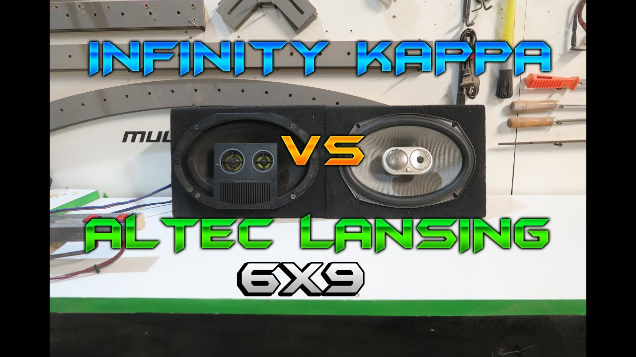 BOCINAS 6X9 Infinity KAPPA vs Altec Lansing / car audio - YouTube