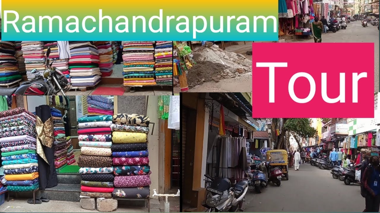Ramachandrapuram Tour Bangalore l cloth shops l R R Kannada Vlogs YouTube