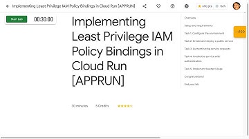 Implementing Least Privilege IAM Policy Bindings in Cloud Run APPRUN