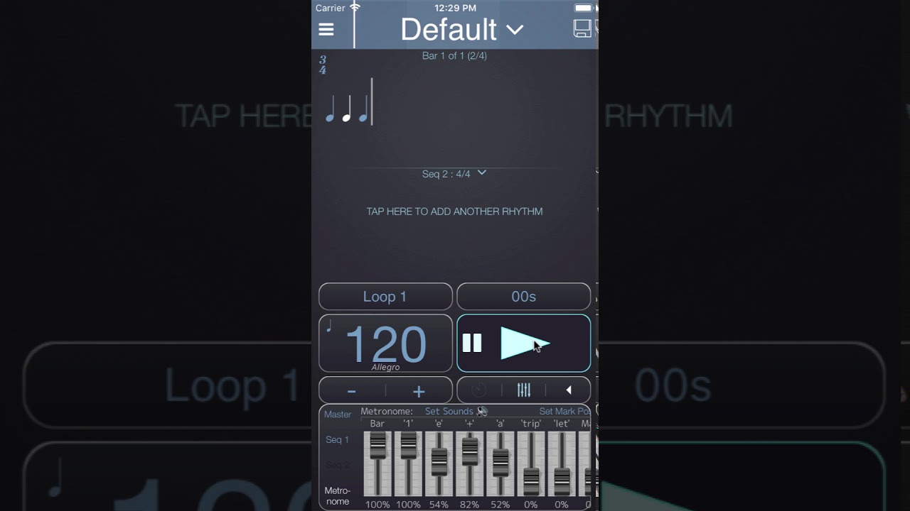 Setting the Time Signature