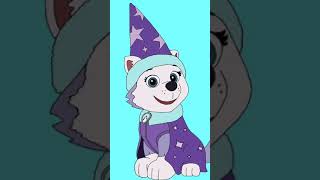 How To Draw Everest Wizard From Paw Patrol