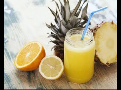 Jus Minceur Ananas Citron Citron Vert Youtube